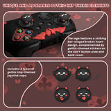 PlayVital Gothic Imp Series Cute Silicone Skin for Xbox Series X/S Controller, Anti-Slip Grip Silicone Cover, Protective Silicone Case for Xbox Core Controller with Thumb Grips - Black - ZEEX3P001