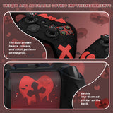 PlayVital Gothic Imp Series Cute Silicone Skin for Xbox Series X/S Controller, Anti-Slip Grip Silicone Cover, Protective Silicone Case for Xbox Core Controller with Thumb Grips - Black - ZEEX3P001