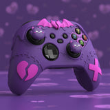 PlayVital Gothic Imp Series Cute Silicone Skin for Xbox Series X/S Controller, Anti-Slip Grip Silicone Cover, Protective Silicone Case for Xbox Core Controller with Thumb Grips - Purple - ZEEX3P002