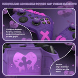 PlayVital Gothic Imp Series Cute Silicone Skin for Xbox Series X/S Controller, Anti-Slip Grip Silicone Cover, Protective Silicone Case for Xbox Core Controller with Thumb Grips - Purple - ZEEX3P002