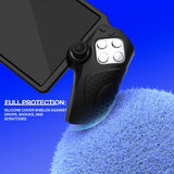 PlayVital Guardian Edition Silicone Protective Case for PS Portal Remote Player with Thumb Grips, Shockproof, Anti-Slip Grip for PS Portal Cover - Black - KNAPFP001