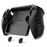 PlayVital Guardian Edition Silicone Protective Case for PS Portal Remote Player with Thumb Grips, Shockproof, Anti-Slip Grip for PS Portal Cover - Black - KNAPFP001