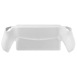 PlayVital Guardian Edition Silicone Protective Case for PS Portal Remote Player with Thumb Grips, Shockproof, Anti-Slip Grip for PS Portal Cover - Clear White - KNAPFP004