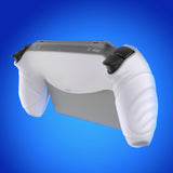 PlayVital Guardian Edition Silicone Protective Case for PS Portal Remote Player with Thumb Grips, Shockproof, Anti-Slip Grip for PS Portal Cover - Clear White - KNAPFP004
