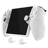 PlayVital Guardian Edition Silicone Protective Case for PS Portal Remote Player with Thumb Grips, Shockproof, Anti-Slip Grip for PS Portal Cover - White - KNAPFP003