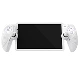 PlayVital Guardian Edition Silicone Protective Case for PS Portal Remote Player with Thumb Grips, Shockproof, Anti-Slip Grip for PS Portal Cover - White - KNAPFP003
