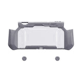 PlayVital METEOR Protective Case for Nintendo Switch 2, Dockable Ergonomic Non-Slip TPU Grip Cover with Thumb Grip for Switch 2, Shockproof Anti-Scratches Protector - New Hope Gray - YDCNTM003