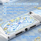 PlayVital Magic Wings Silicone Grip Case for Nintendo Switch 2 – Dockable Anime Protective Cover with Extra Adjustable Stand & Thumb Grips - White - XYFNTM002