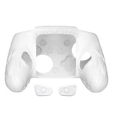 PlayVital Magic Wings Silicone Cover for Nintendo Switch 2 Pro Controller, Cute Protective Skin Case for Switch 2 Pro Controller with Back Button Caps, Thumb Grips & Stickers - White - PQCPTP002