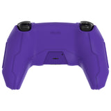 PlayVital Mecha Edition Silicone Cover Compatible with ps5 Controller with 2 Joystick Caps and 6 Stickers, Shockproof Non-Slip Grip Protector Accessories, Fits for ps5 Charging Station - Purple - KKBPFP003