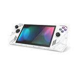 PlayVital Modern White Marble Custom Stickers Vinyl Wraps Protective Skin Decal for ROG Ally Handheld Gaming Console - RGTM014