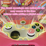 PlayVital MonoEye Monster Cute Silicone Cover for Xbox Series X/S Controller, Includes Joystick Caps and Stickers for Xbox Core Controller Anti-Slip Grip Case - Pink - GTTX3P006