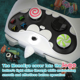 PlayVital MonoEye Monster Cute Silicone Cover for Xbox Series X/S Controller, Includes Joystick Caps and Stickers for Xbox Core Controller Anti-Slip Grip Case - White - GTTX3P002