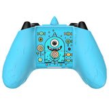 PlayVital MonoEye Monster Cute Silicone Cover for Xbox Series X/S Controller, Includes Joystick Caps and Stickers for Xbox Core Controller Anti-Slip Grip Case - Blue - GTTX3P004