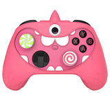 PlayVital MonoEye Monster Cute Silicone Cover for Xbox Series X/S Controller, Includes Joystick Caps and Stickers for Xbox Core Controller Anti-Slip Grip Case - Pink - GTTX3P006