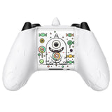 PlayVital MonoEye Monster Cute Silicone Cover for Xbox Series X/S Controller, Includes Joystick Caps and Stickers for Xbox Core Controller Anti-Slip Grip Case - White - GTTX3P002