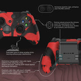 PlayVital Mountain Range Edition Silicone Cover with Thumb Grips for Xbox Elite Series 2 Controller & Xbox Elite Series 2 Core Controller - Red & Black - DVGE2P003