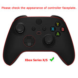 PlayVital New Hope Gray & Black 3D Studded Edition Anti-slip Silicone Cover Skin for Xbox Series X Controller, Soft Rubber Case Protector for Xbox Series S Controller with 6 Black Thumb Grip Caps - SDX3023