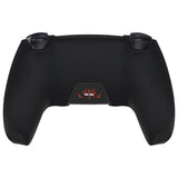 PlayVital Design for PS5 Controller Skin Cover Fit with Charging Station - Anti-Slip Silicone Controller Grip Case for PS5 with 6 Thumb Grip & Sticker, Pure Series Dockable Model - Wings Sigil Red - EKPFL008