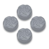 PlayVital for Switch 2 Thumbs Cushion Caps Thumb Grips (4-Pack), Silicone Joystick Grip Cover for Nintendo Switch 2 Joycon, Anti-Slip Raindrop Texture Design - New Hope Gray - WWYNTM058