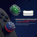 PlayVital for Switch 2 Thumbs Cushion Caps Thumb Grips (4-Pack), Silicone Joystick Grip Cover for Nintendo Switch 2 Joycon, Anti-Slip Raindrop Texture Design - New Hope Gray - WWYNTM058