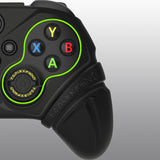 PlayVital Silicone Controller Cover for Xbox Series X/S with Thumbstick Cap & Sticker- Runes Edition Anti-Slip Grip Skin, Shockproof Protector for Xbox Core Wireless Controller - Black - HUAX3P001
