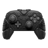 PlayVital for Nintendo Switch 2 Pro Controller Skin Cover – Samurai Armor Edition Silicone Case for Switch 2 Pro Controller with Back Button Caps & Thumb Grip & Sticker, Shockproof  - Black - JHSPTP001