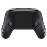 PlayVital Samurai Edition Protective Skin Case for Nintendo Switch 2 Pro Controller with Back Button Caps & Thumb Grips & Stickers, Shockproof  for Switch 2 Pro Controller Silicone Cover - Black - BADPTP001