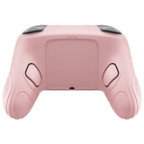 PlayVital Samurai Edition Protective Skin Case for Nintendo Switch 2 Pro Controller with Back Button Caps & Thumb Grips & Stickers, Shockproof  for Switch 2 Pro Controller Silicone Cover - Cherry Blossoms Pink - BADPTP003