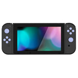 PlayVital Silicone Button Covers and Thumb Grip Set for Nintendo Switch/OLED Joycon/Switch Lite, ABXY Directional Key Button Caps for Nintendo Switch/OLED/Lite with Switch Lite D-Pad Button Cap - Light Violet - NJM3008