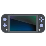 PlayVital Silicone Button Covers and Thumb Grip Set for Nintendo Switch/OLED Joycon/Switch Lite, ABXY Directional Key Button Caps for Nintendo Switch/OLED/Lite with Switch Lite D-Pad Button Cap - Light Violet - NJM3008