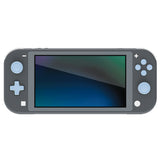 PlayVital Silicone Button Covers and Thumb Grip Set for Nintendo Switch/OLED Joycon/Switch Lite, ABXY Directional Key Button Caps for Nintendo Switch/OLED/Lite with Switch Lite D-Pad Button Cap - Sky Blue - NJM3007