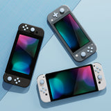 PlayVital Silicone Button Covers and Thumb Grip Set for Nintendo Switch/OLED Joycon/Switch Lite, ABXY Directional Key Button Caps for Nintendo Switch/OLED/Lite with Switch Lite D-Pad Button Cap - Sky Blue - NJM3007