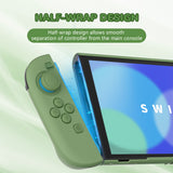 PlayVital Solid Color Series Protective Case for Nintendo Switch 2, Anti-Scratches Hard Shell Dockable Grip Cover with Extra Foldable Stand & Thumb Grips for Nintendo Switch 2  - Matcha Green - AXKNTM005