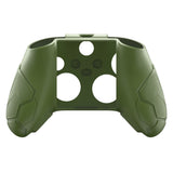 PlayVital Stellar Mecha Silicone Cover Skin for Xbox Series X/S Controller, Anti-slip Grip Protector with Thumb Grips & Sticker for Xbox Core Wireless Controller - Army Green & Sage Green - SAXX3P004