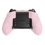 PlayVital Stellar Mecha Silicone Cover Skin for Xbox Elite Series 2 & Elite Series 2 Core, Non-Slip Grip Protector for Xbox Elite 2 with Thumb Grips & Stickers - Peach Pink & Blossom Pink - HQWE2P005