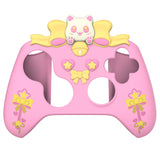 PlayVital Sweetheart Kitty Silicone Cover Compatible with Xbox Series X/S Controller with Thumb Grips and Stickers, Soft Rubber Protector with Anti-Slip Grip for Xbox Core Controller - Pink - XEEX3P001