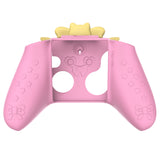 PlayVital Sweetheart Kitty Silicone Cover Compatible with Xbox Series X/S Controller with Thumb Grips and Stickers, Soft Rubber Protector with Anti-Slip Grip for Xbox Core Controller - Pink - XEEX3P001