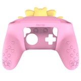 PlayVital Sweetheart Kitty Silicone Skin Compatible with Nintendo Switch Pro Controller – Kawaii Anti-Slip Cover, Switch Pro Controller Joystick Grips & Protective Silicone Case - Pink - DHHNPP001