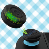 PlayVital Thumbs Cushion Caps Thumb Grips for Nintendo Switch 2, Thumbstick Grip Cover for Joycon 2, Joystick Caps for Switch 2 Accessories - Black - WWYNTM026