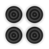 PlayVital Thumbs Cushion Caps Thumb Grips for Nintendo Switch 2, Thumbstick Grip Cover for Joycon 2, Joystick Caps for Switch 2 Accessories - Black - WWYNTM026