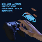 PlayVital Upgraded 3D Studded Edition Black Silicone Cover Skin for PS5 Controller with 6 Thumb Grips & 2 Stickers, Anti-Slip Shockproof Controller Grip Case - Compatible with Charging Dock - TVAPFP001