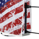 PlayVital Vertical Dust Cover for ps5 Slim Disc Edition(The New Smaller Design), Nylon Dust Proof Protector Waterproof Cover Sleeve for ps5 Slim Console - Impression US Flag - BMYPFH007