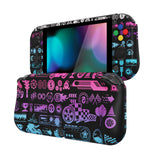 PlayVital ZealProtect Protective Case for Nintendo Switch Lite, Hard Shell Ergonomic Grip Cover for Switch Lite w/Screen Protector & Thumb Grip Caps & Button Caps - Deluxe Championship - PSLYR009