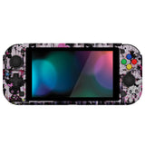 PlayVital ZealProtect Protective Case for Nintendo Switch Lite, Hard Shell Ergonomic Grip Cover for Switch Lite w/Screen Protector & Thumb Grip Caps & Button Caps - Lovely Punky Bunny - PSLYR012