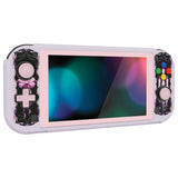 PlayVital ZealProtect Protective Case for Nintendo Switch Lite, Hard Shell Ergonomic Grip Cover for Switch Lite w/Screen Protector & Thumb Grip Caps & Button Caps - Darkling Sheep - PSLYR007