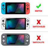 PlayVital ZealProtect Soft Protective Case for Nintendo Switch, Flexible Cover for Switch with Tempered Glass Screen Protector & Thumb Grips & ABXY Direction Button Caps - VV & Bright Pink - RNSYV6059