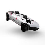 PlayVital for Steam Controller 2 Skin (3-Pack) - Protective Vinyl Decal Sticker Cover for Steam Controller Accessories, No Residue, Scratch-Resistant - Falling Cherry Blossom - GCASC004