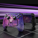 PlayVital for Steam Controller 2 Skin (3-Pack) - Protective Vinyl Decal Sticker Cover for Steam Controller Accessories, No Residue, Scratch-Resistant - Nebula Galaxy - GCASC008
