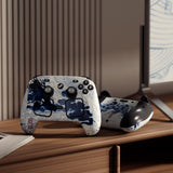 PlayVital for Steam Controller 2 Skin (3-Pack) - Protective Vinyl Decal Sticker Cover for Steam Controller Accessories, No Residue, Scratch-Resistant - Qinghua Porcelain Style - GCASC003